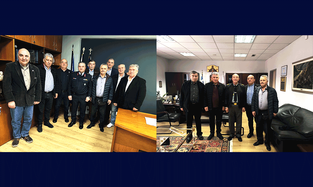 Se klíma synergasías oi synantíseis tis Énosis Astynomikón stin Apostrateía Nomoú Thessaloníkis me tin igesía tis ELAS kai to 424 GSNTH