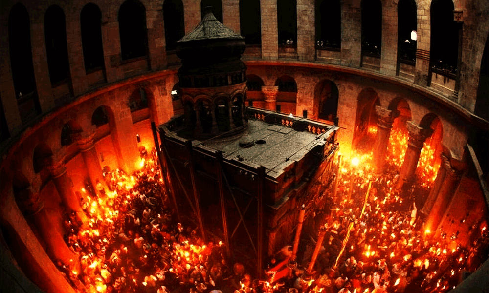 Ágios Fos 2026 I teletí Afís sta Ierosólyma kai to schédio dianomís se káthe goniá tis Elládas