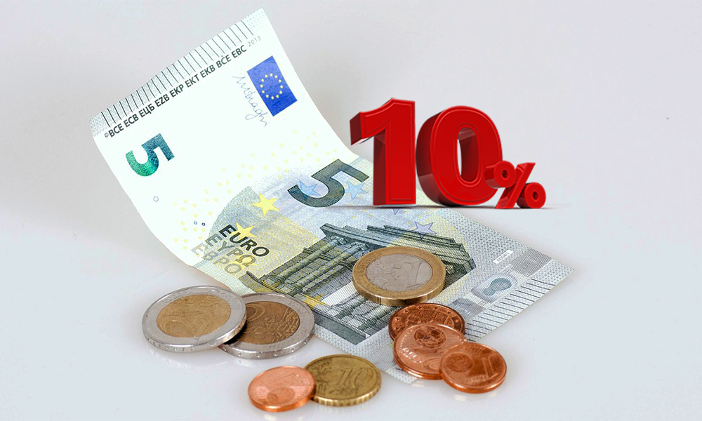 Néo 10% parakrátisi se ofeilés syntaxioúchon