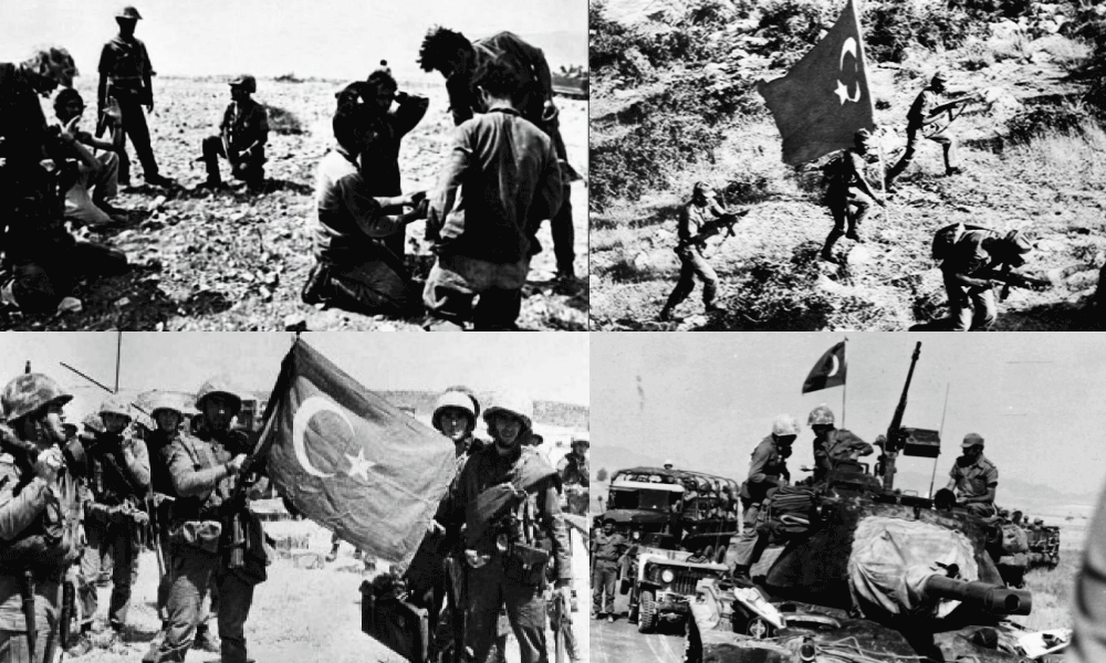 Kýpros 20 Ioulíou 1974 Tourkikí Stratiotikí Eisvolí Attílas