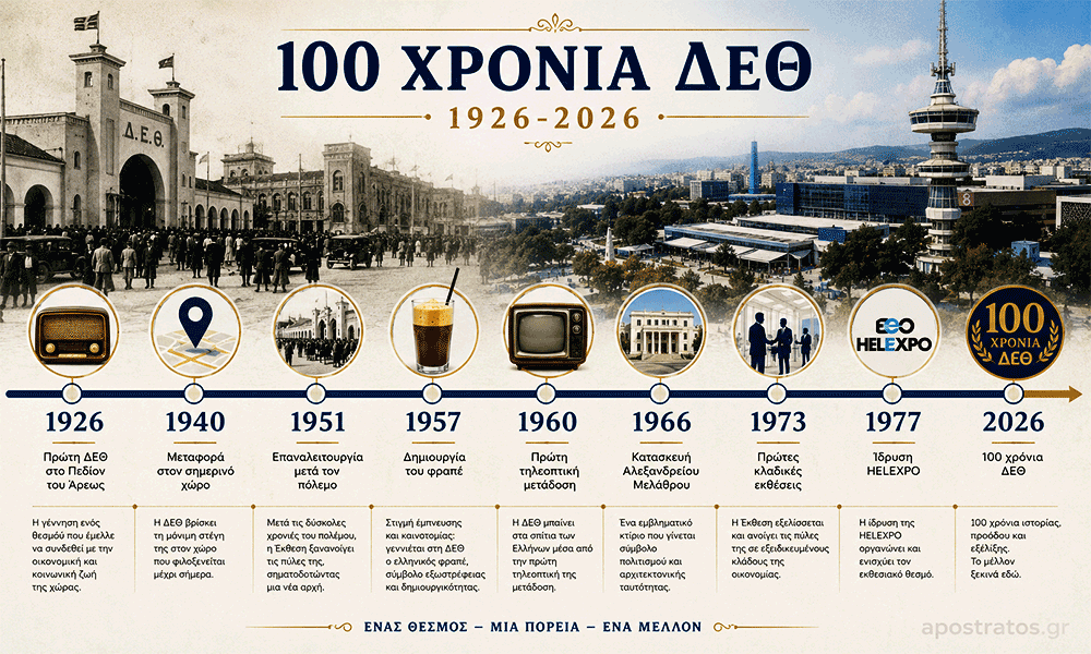 Diethnís Ékthesi Thessaloníkis 100 Chrónia Istorías Kainotomías Politikís