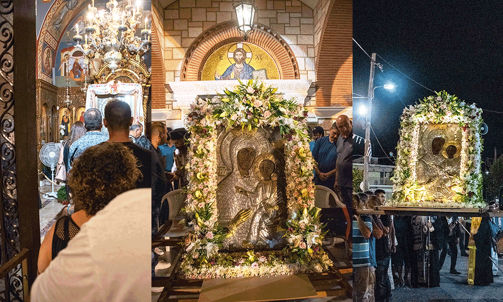 Ta Enniámera tis Panagías Michaniótissas: I thavmatourgí eikóna pou ésose i prosfygiá