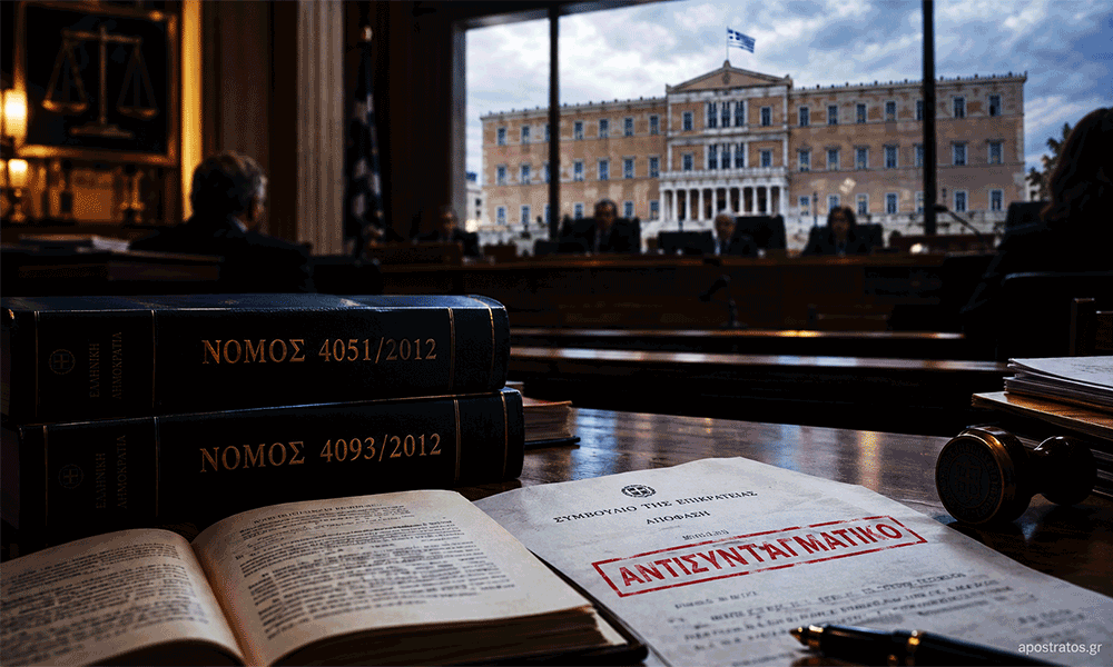 Giatí to StE ékrine antisyntagmatikés tis perikopés syntáxeon tou 2012